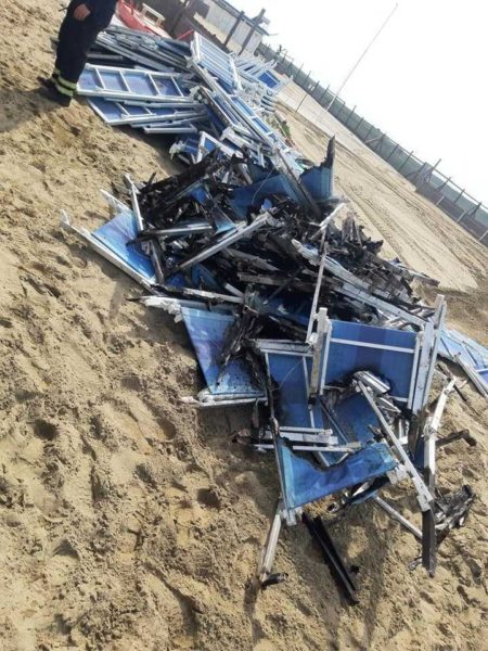 incendio stabilimento maccarese