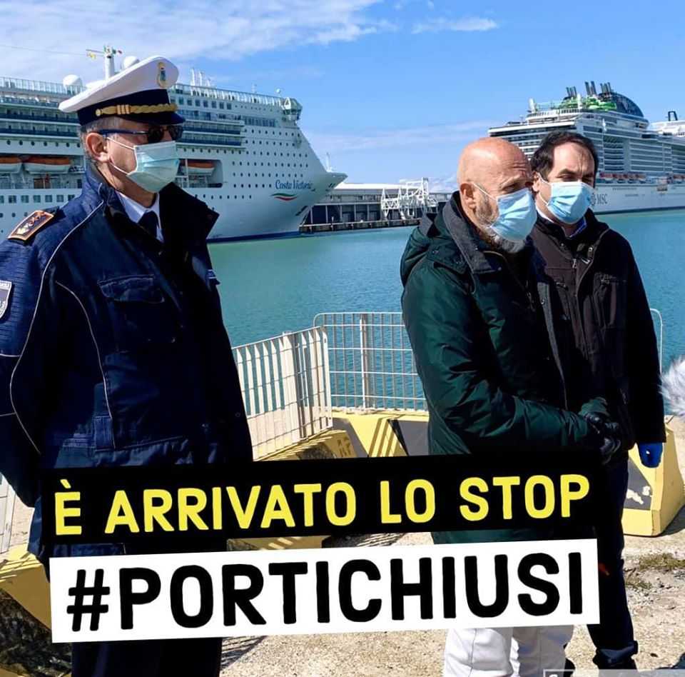 porto chiuso tedesco civitavecchia