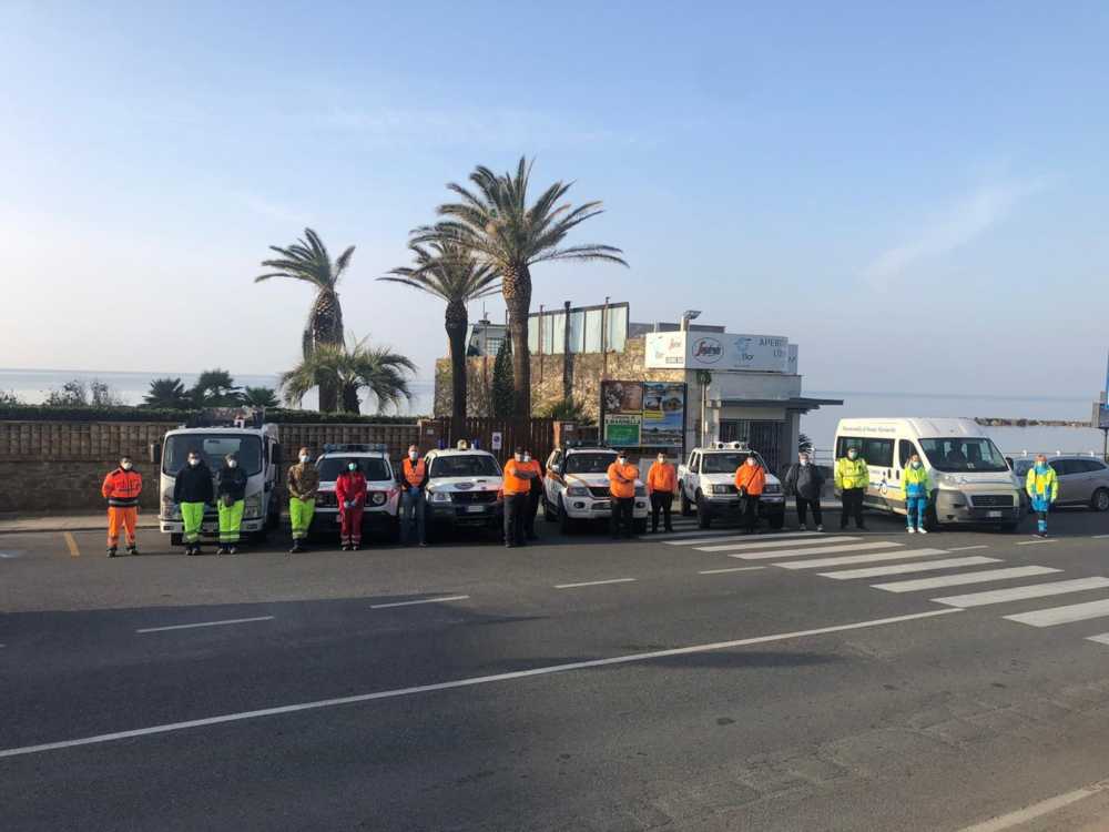 santa marinella mascherine gesam misericordia sommozzatori