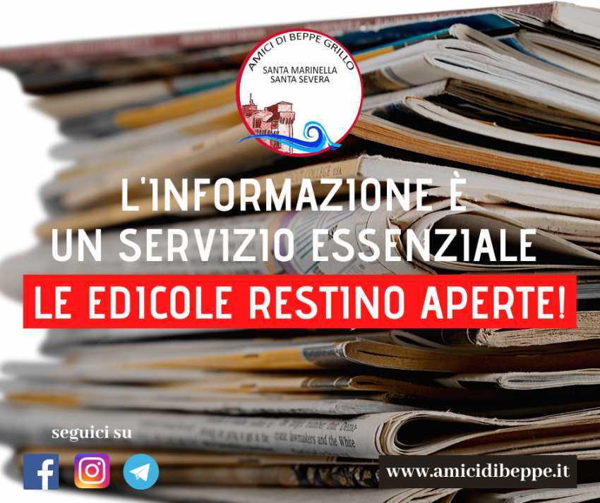 amici beppe grillo edicole