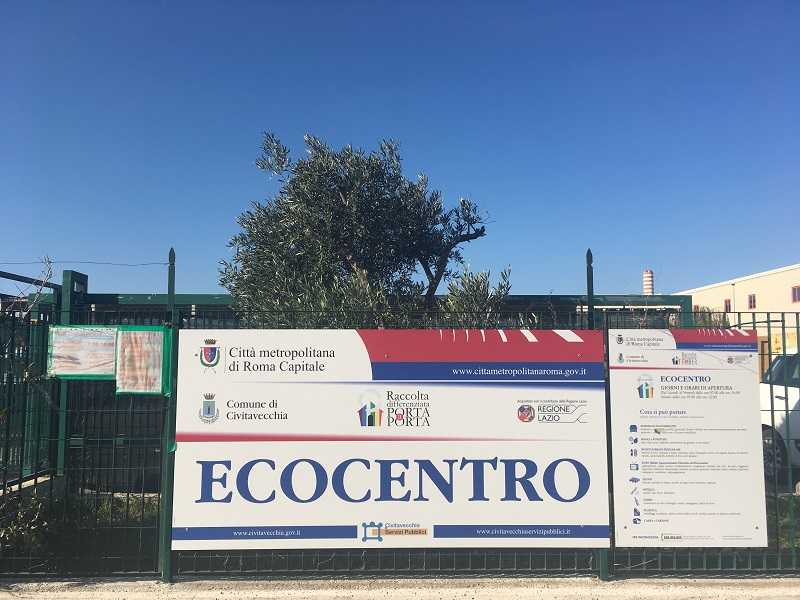 ecocentro civitavecchia isola ecologica rifiuti