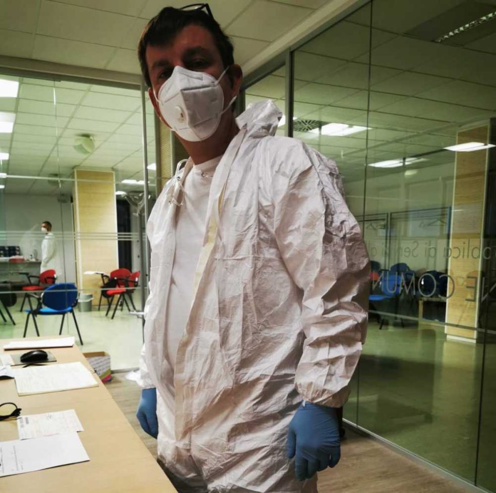 Il dottor Zaccagnino da Trento "Fa riflettere vedere da lontano la