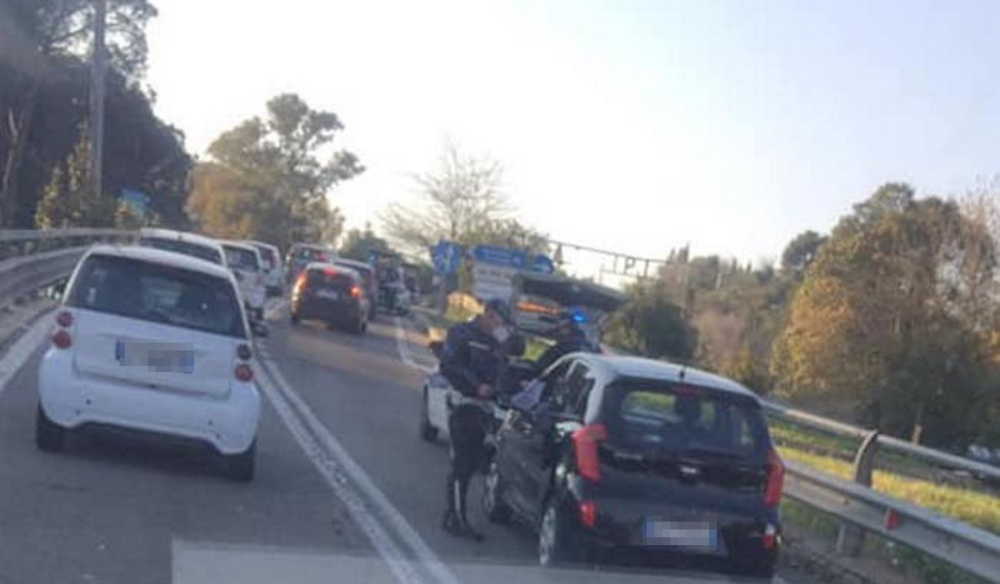 traffico aurelia massimina coronavirus 2