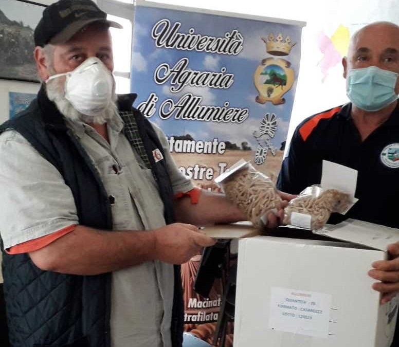 Allumiere, anche l’UniAgraria fa la sua parte su fronte della solidarietà