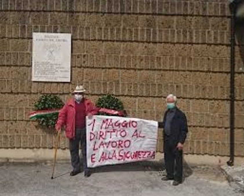 comunisti belinguer ladispoli Deposizione corona 1 maggio