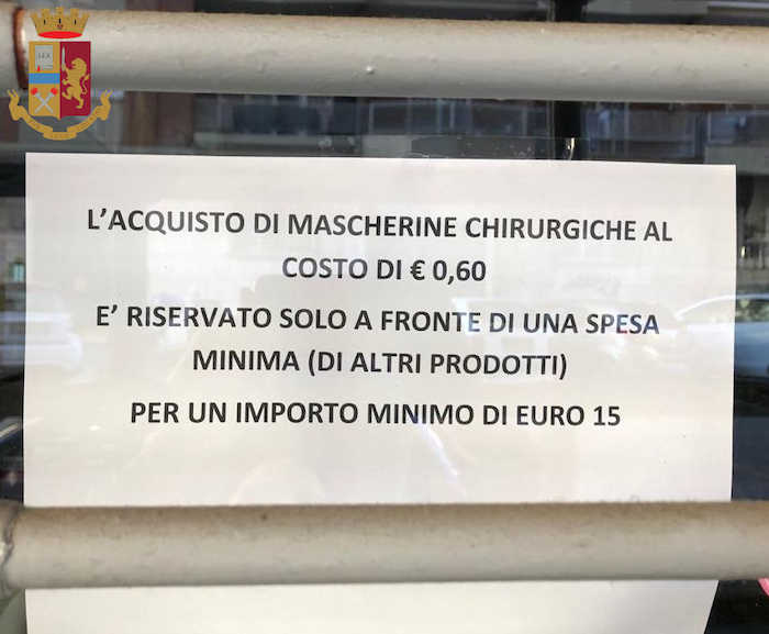 farmacia mascherine