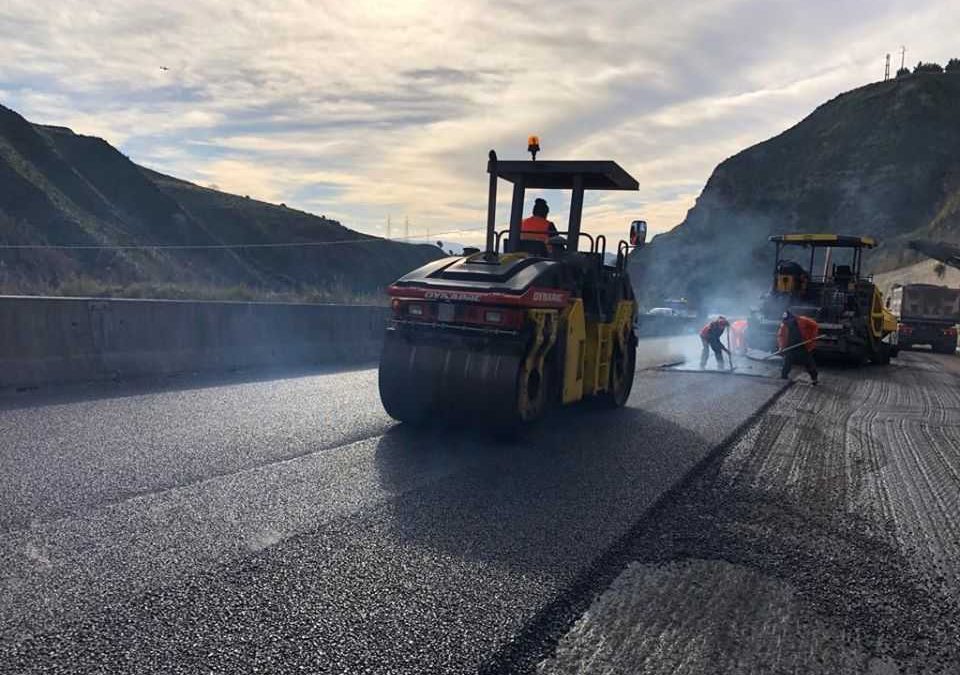 Trasversale, asfaltature in corso