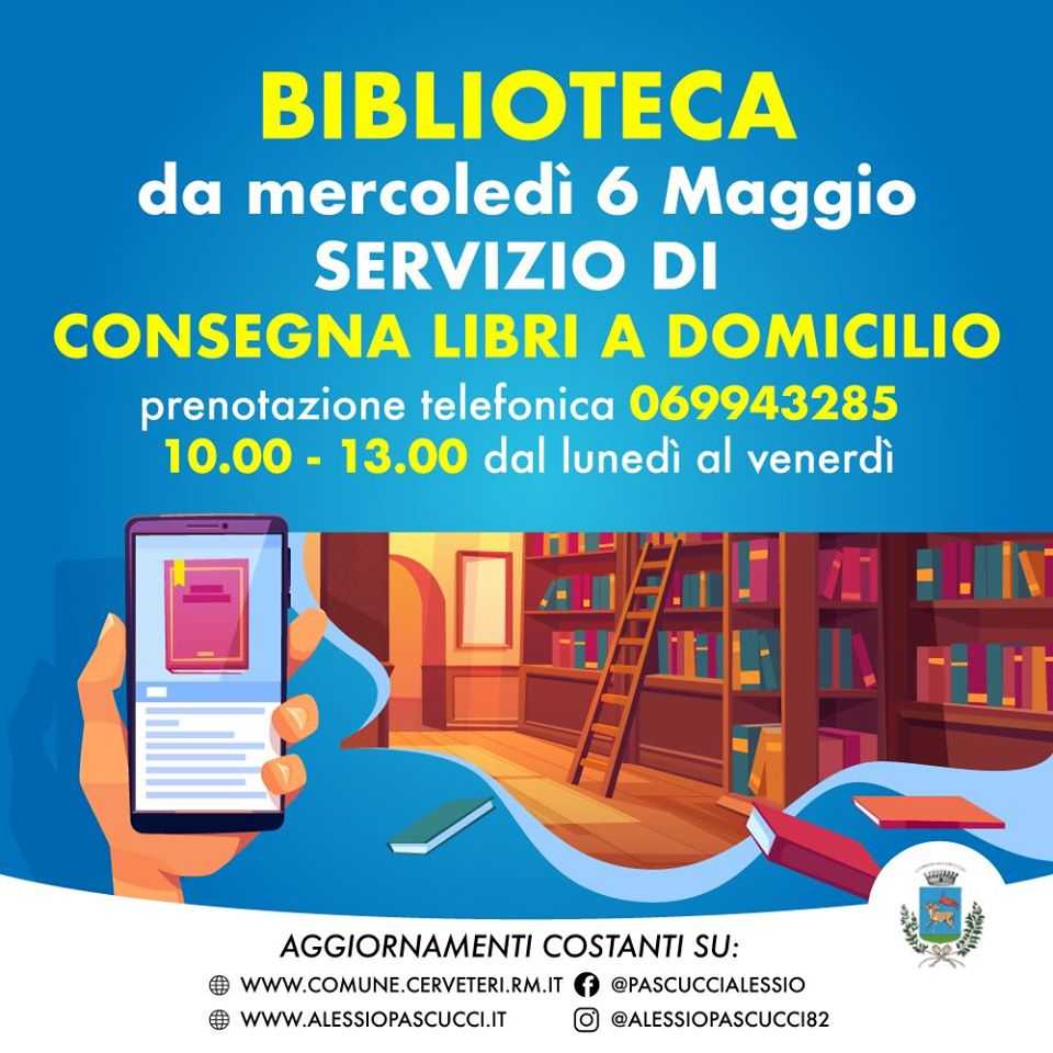 biblioteca cerveteri domicilio