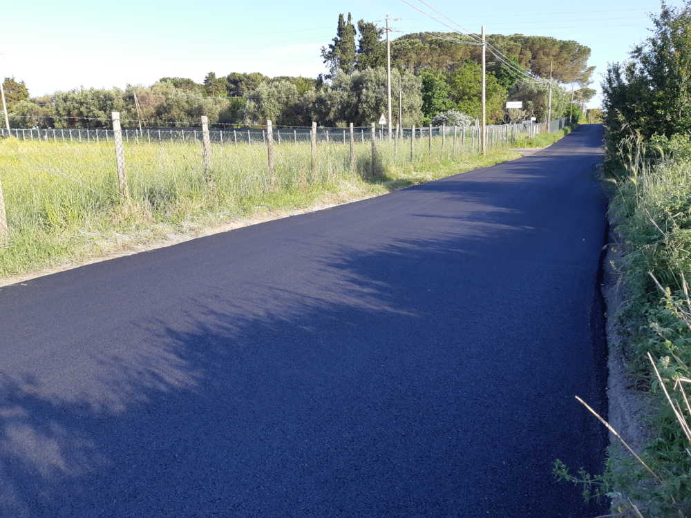 bracciano nuova asfalto asfaltata