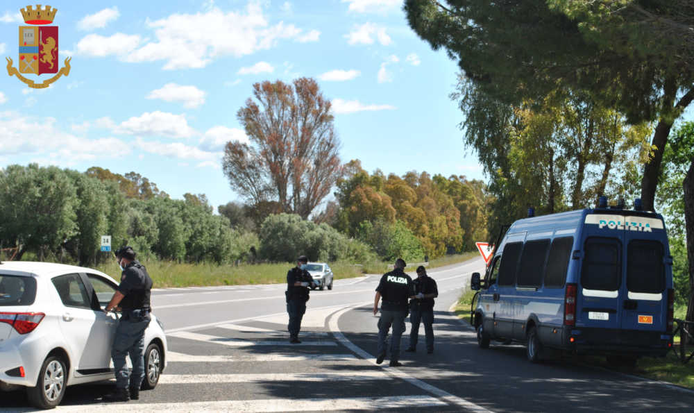 controlli polizia posto blocco km 34 aurelia