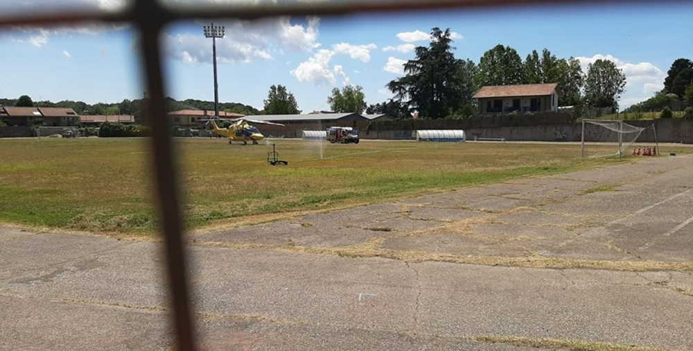 elicottero elisoccorso manziana