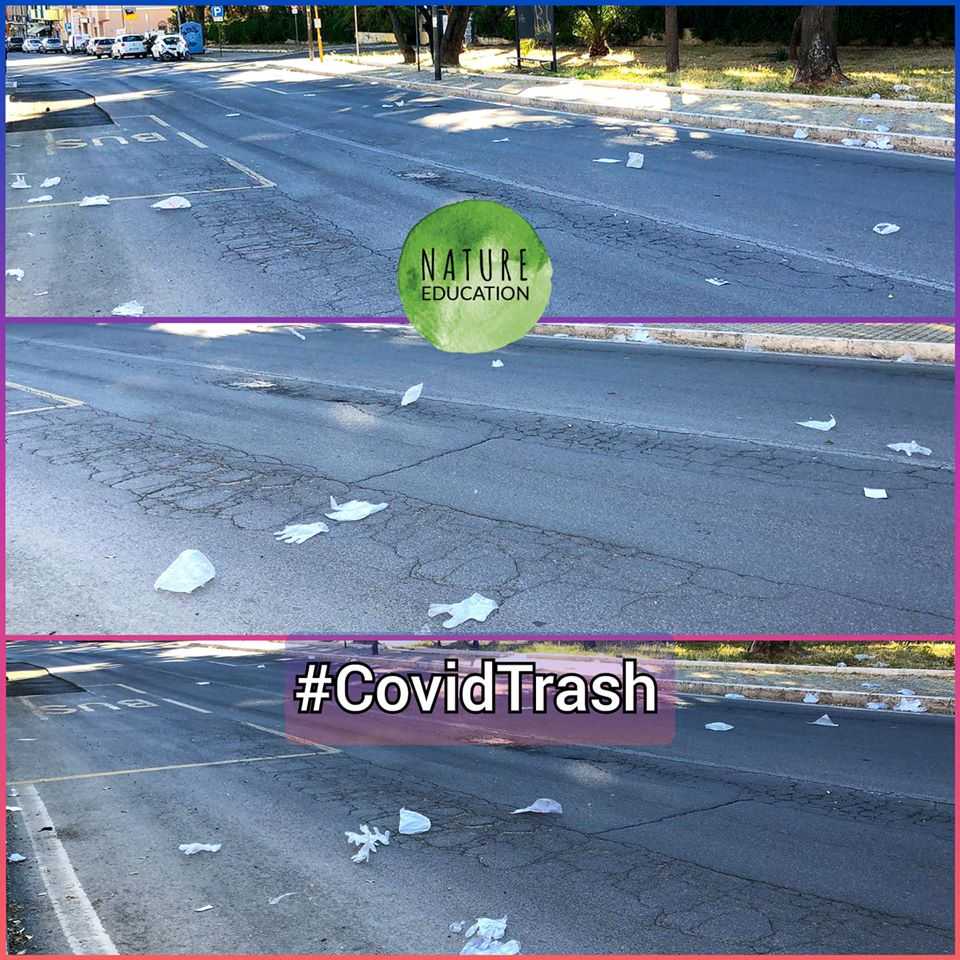 guanti mascherine gettati civitavecchia guanti mascherine gettati civitavecchia