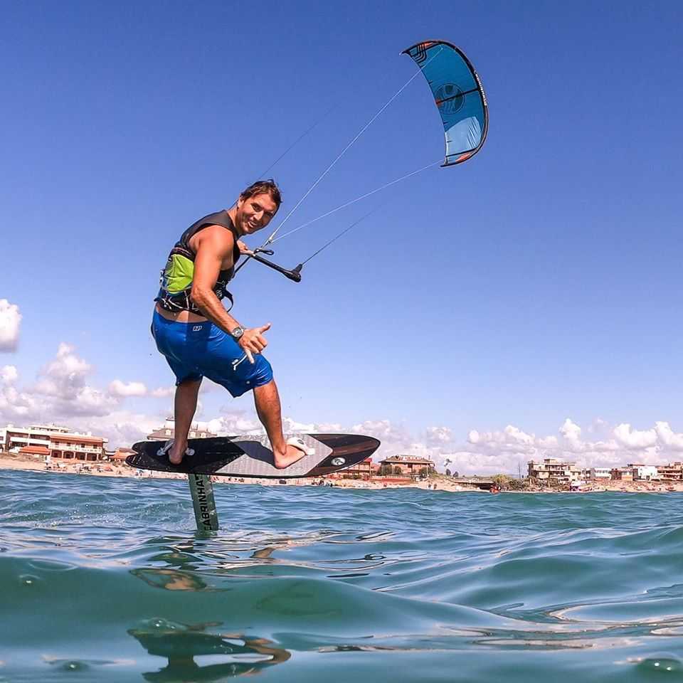 kitesurfing ostia