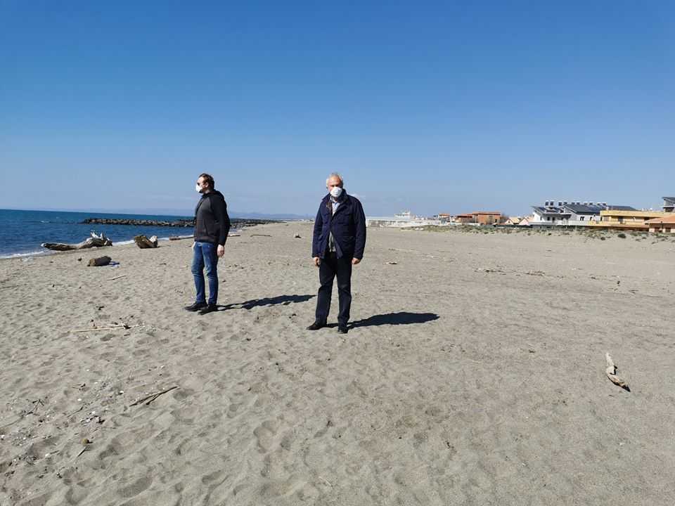 montino spiaggia mascherina