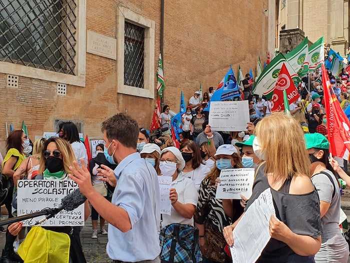 protesta campidoglio