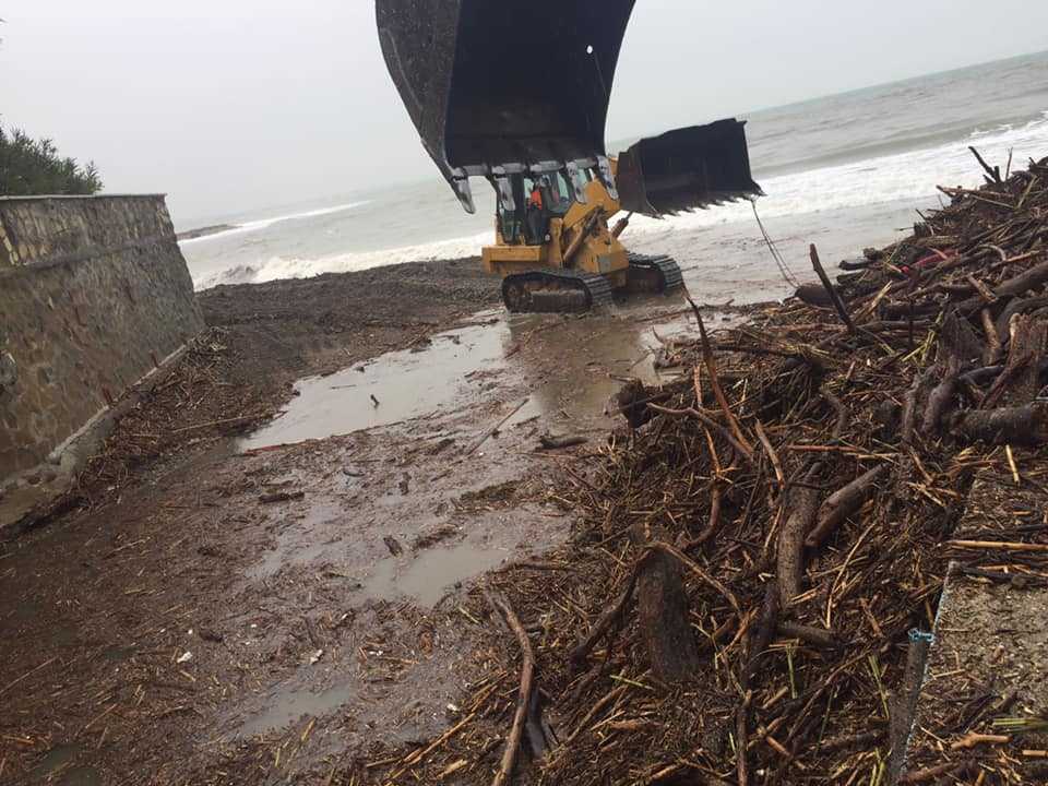 ruspa fosso fossi bonifica santa marinella