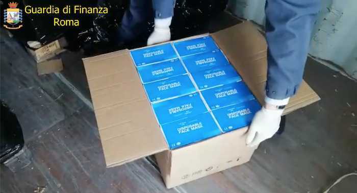 sequestro mascherine