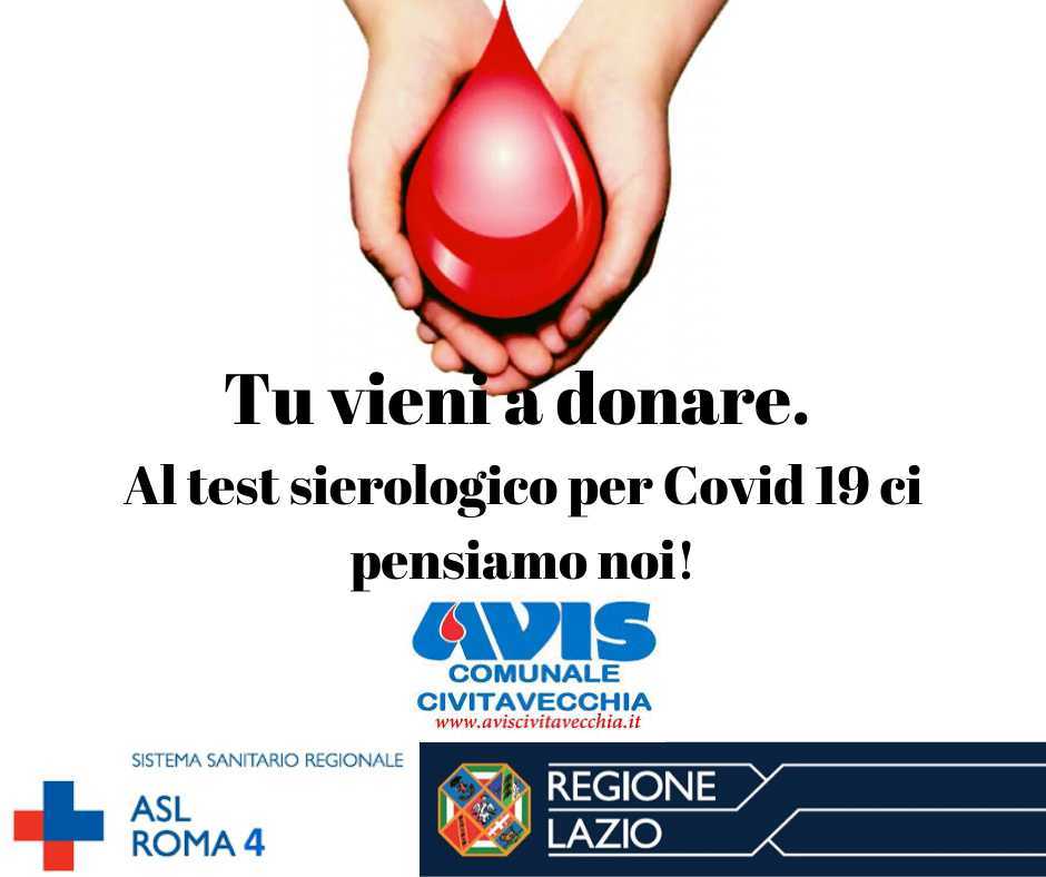 sierologico avis civitavecchia test