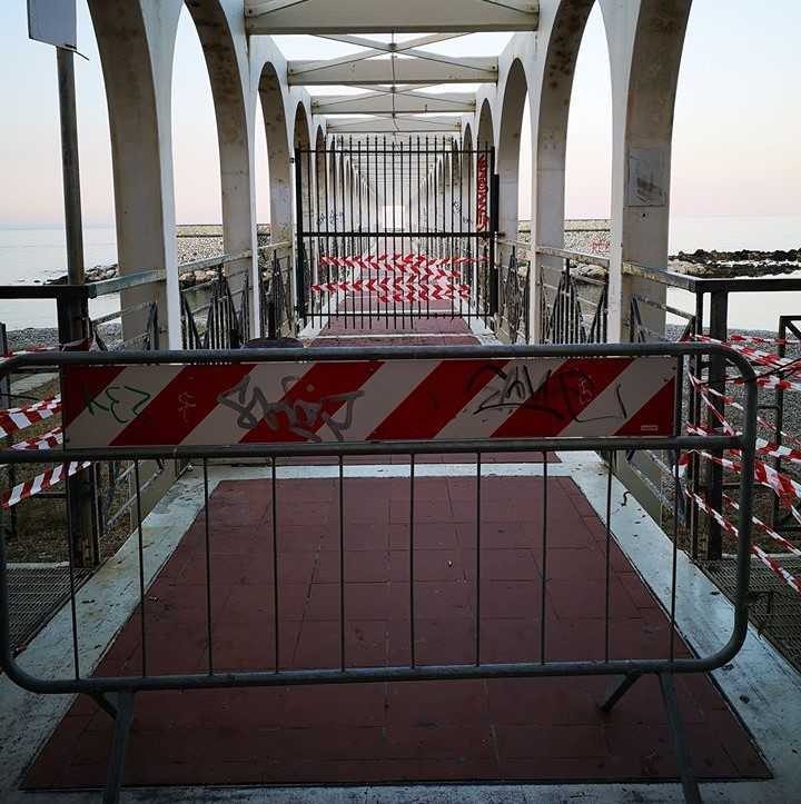 transenne pirgo chiuso civitavecchia pontile