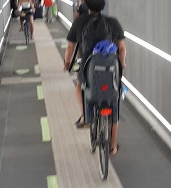 bicicletta sottopasso ladispoli 1