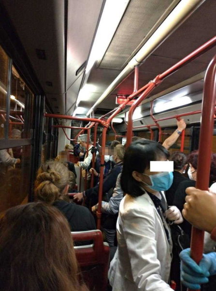 bus affollati atac
