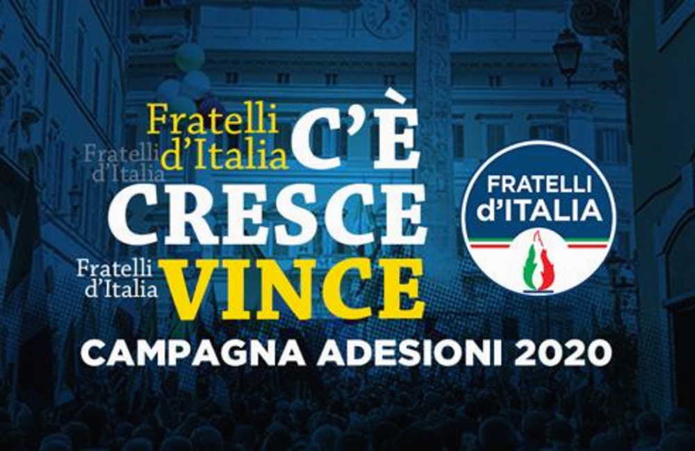 campagna tesseramento fratelli d'italia 060620