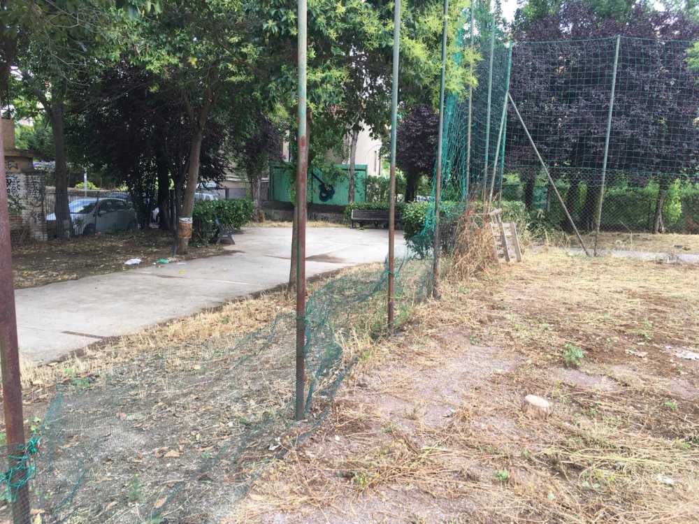 giardino degrado municipio XI