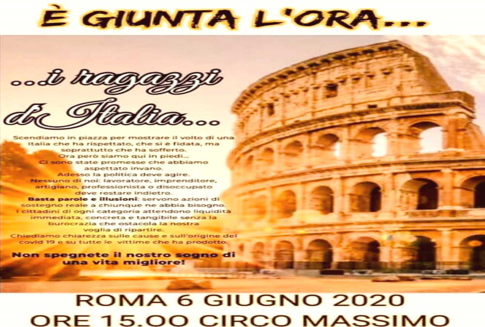 manifestazione circo massimo 050620