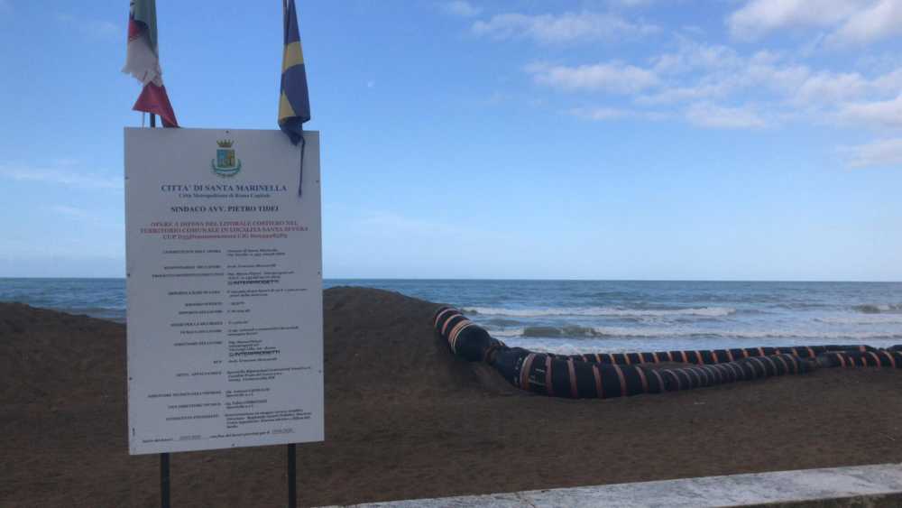 ripascimento spiaggia santa severa