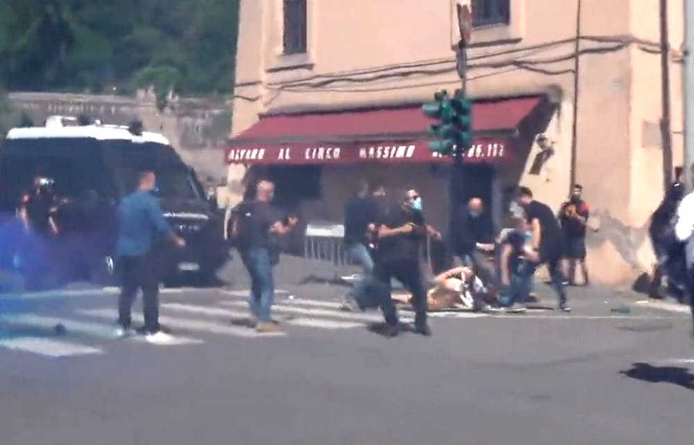 scontri-circo-massimo-060620 scontri-circo-massimo-060620