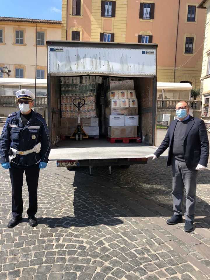 tondinelli vigile mascherina bracciano