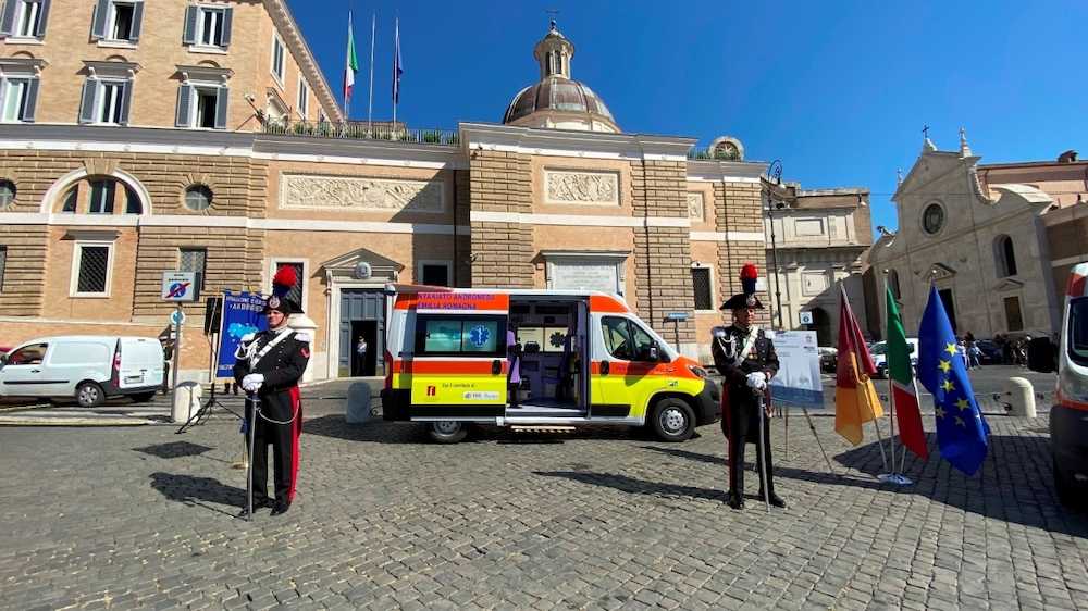 La cerimonia di intitolazione dell'ambulanza al V.Brig. Cerciello Rega (7)