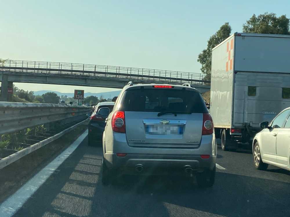code a12 autostrada file auto incolonnate 2