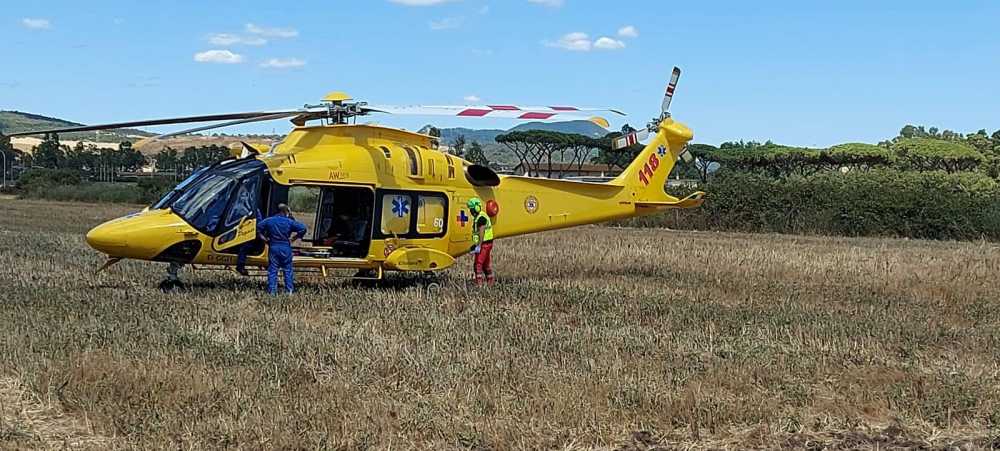 elicottero elisoccorso eliambulanza santa severa