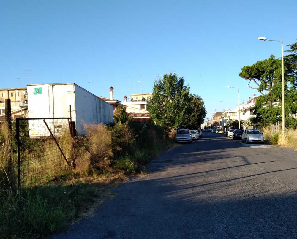 marciapiede via capri ladispoli erbacce camion (3)