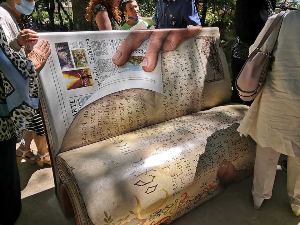 panchina letteraria tolfa 2 panchina letteraria tolfa