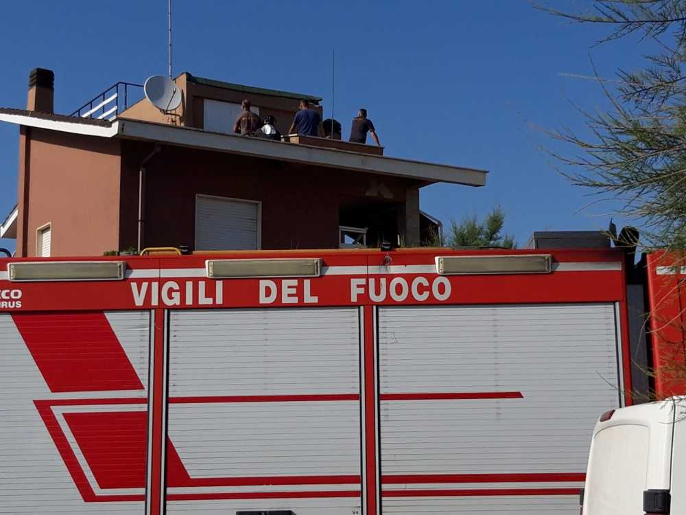 pensilina santa severa vigili fuoco vvf