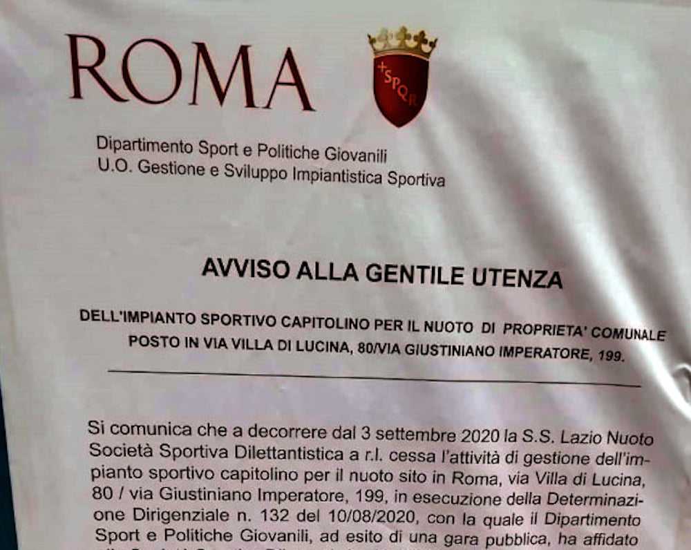 garbatella lazio nuoto