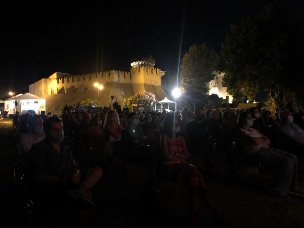 Luciana Lamorgese _ Caffeina Festival pubblico serata castello santa severa Luciana Lamorgese _ Caffeina Festival pubblico serata castello santa severa
