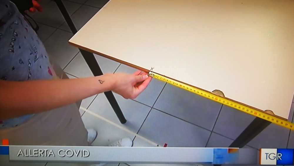 banchi scuola misure covid coronavirus banchi scuola misure covid coronavirus