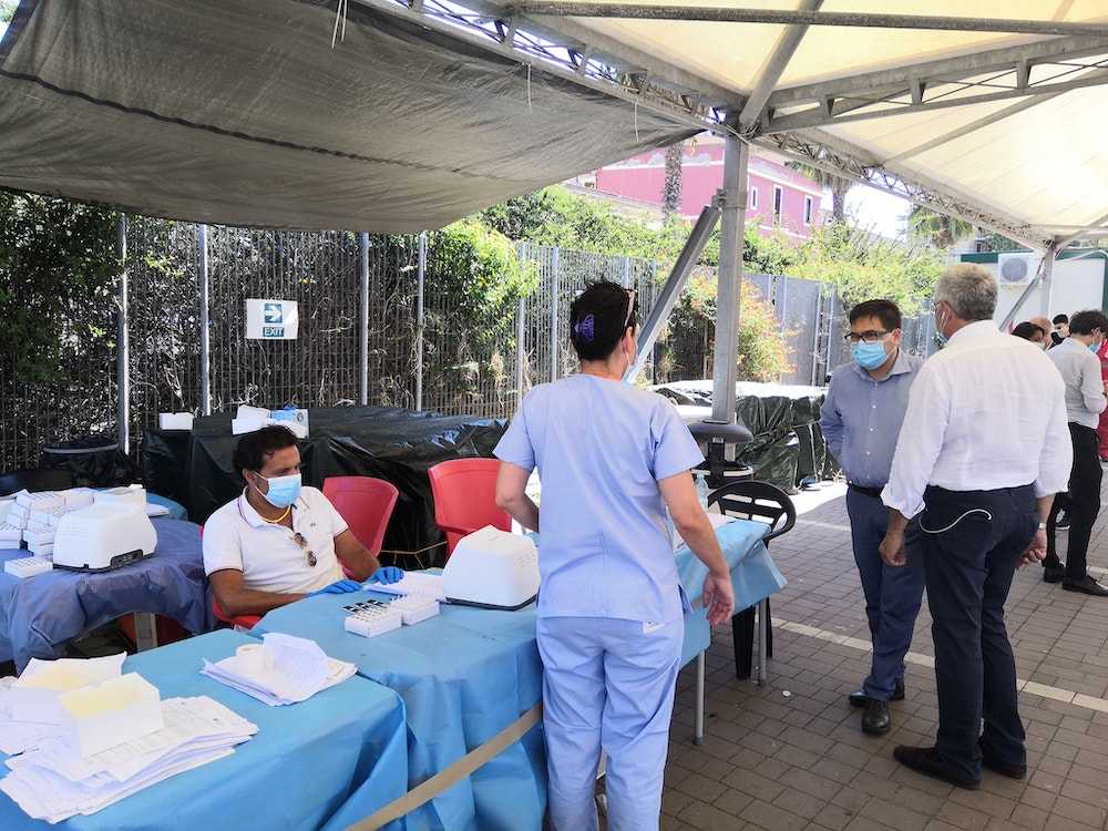 d'amato quintavalle drive in civitavecchia covid