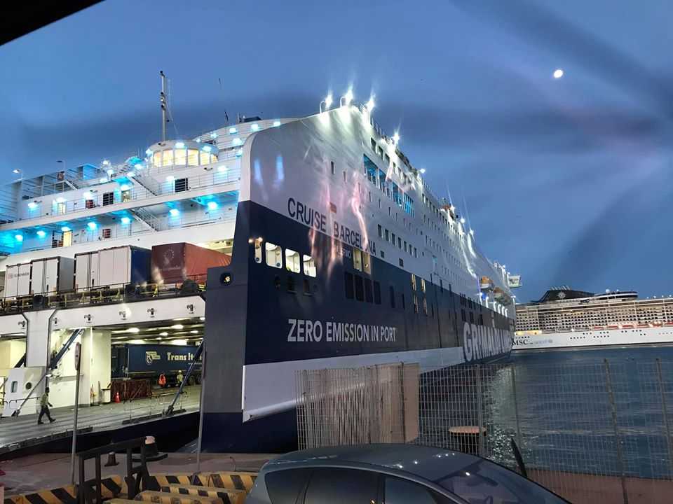 grimaldi cruise barcellona zero emissioni