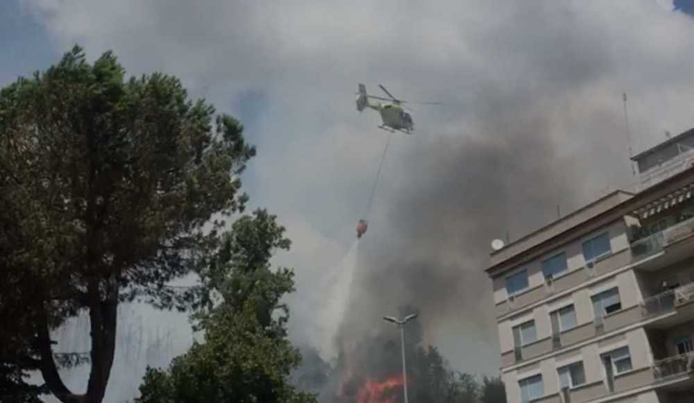 incendio monte ciocci incendio monte ciocci