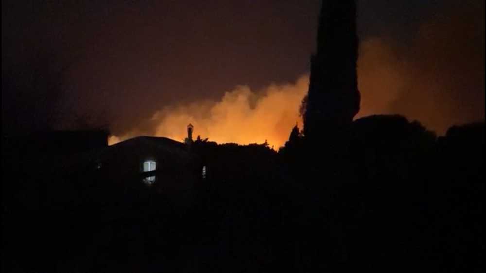 incendio notte sant'agostino