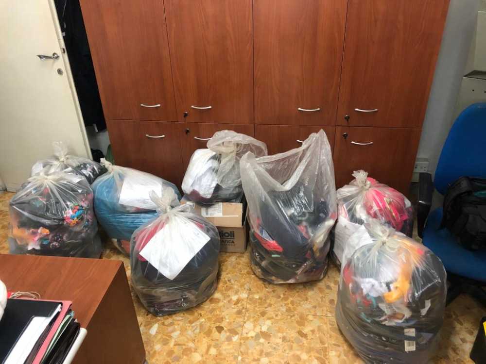 indumenti sequestrati guardia costiera polizia locale cerveteri