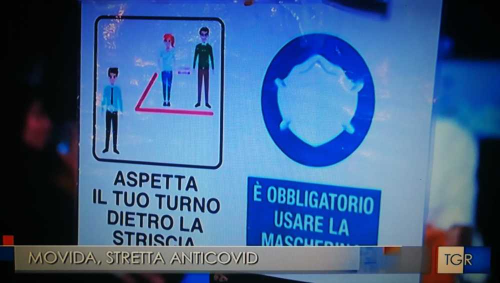 mascherina cartello obbligo covid coronavirus