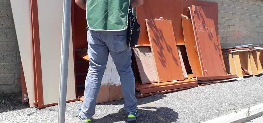 rifiuti abbandonati a ladispoli