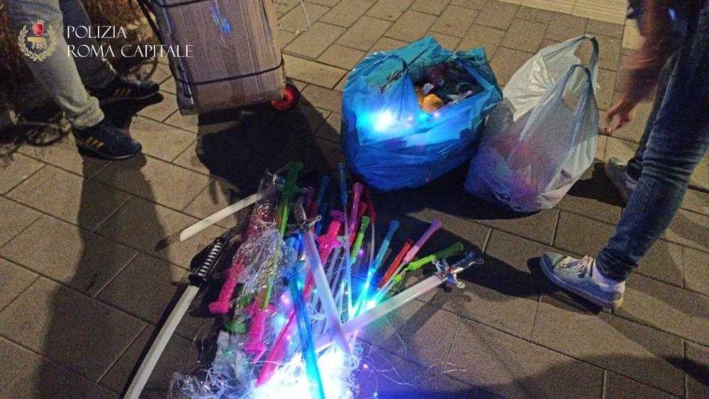 sequestro merce polizia locale