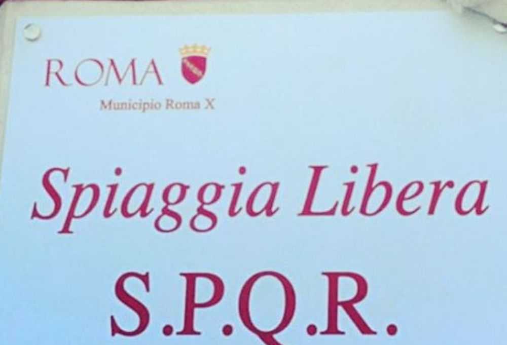 spiaggia libera spqr spiaggia libera spqr
