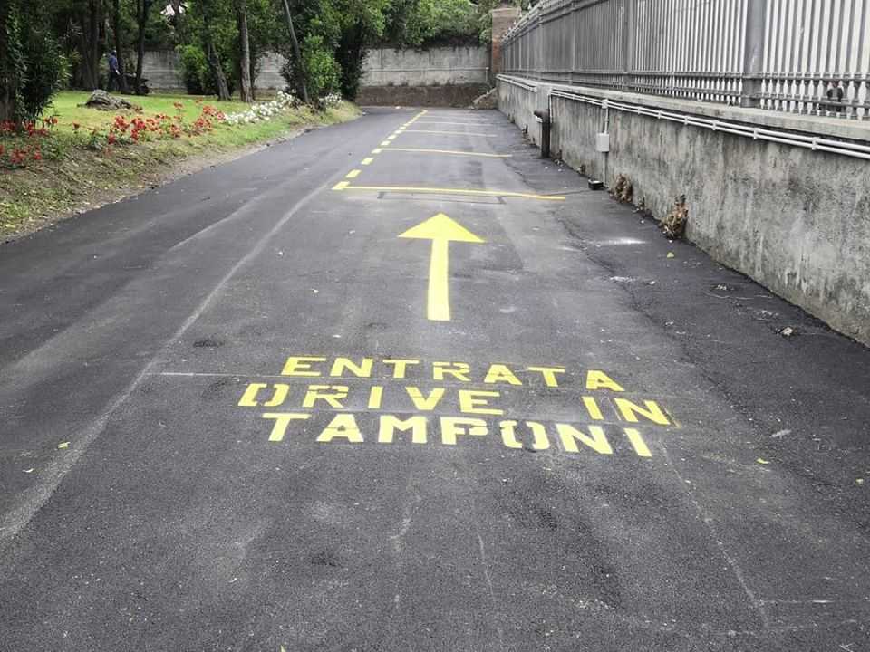 tamponi covid coronavirus drive in 3 tamponi covid coronavirus drive in 2